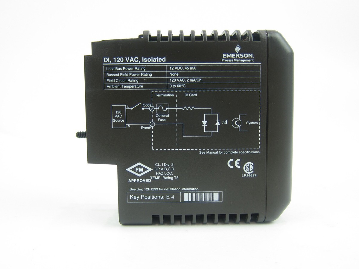Emerson KJ3001X1-BC1 Discrete Input Module