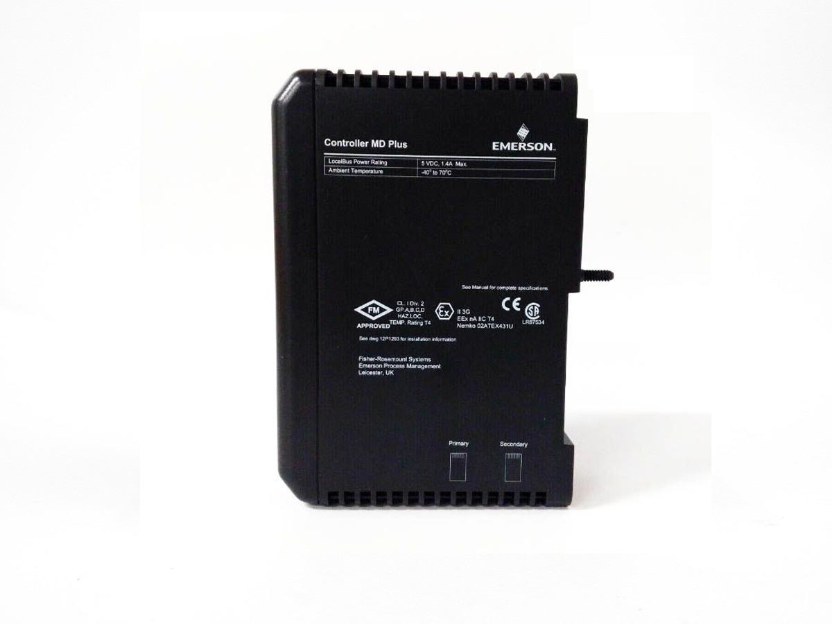 Emerson KJ2003X1-BB1 DeltaV MD Plus Controller Module