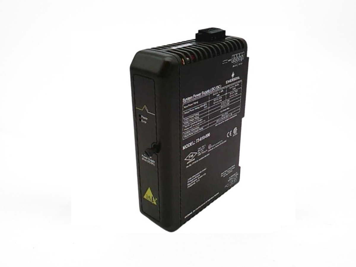 Emerson KJ1501X1-BC3 DeltaV System Dual DC Power Supply